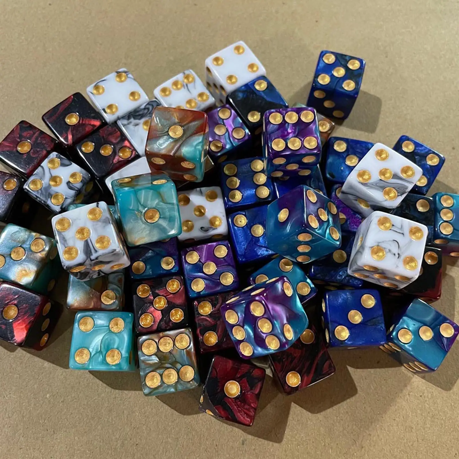 Acrylic Six Sided Dice Set 16mm Durable Teaching Tools Casino Game Aesthetic for Math Learning
Acrylic Six Sided Dice Set 16mm Durable Teaching Tools Casino Game Aesthetic for Math Learning