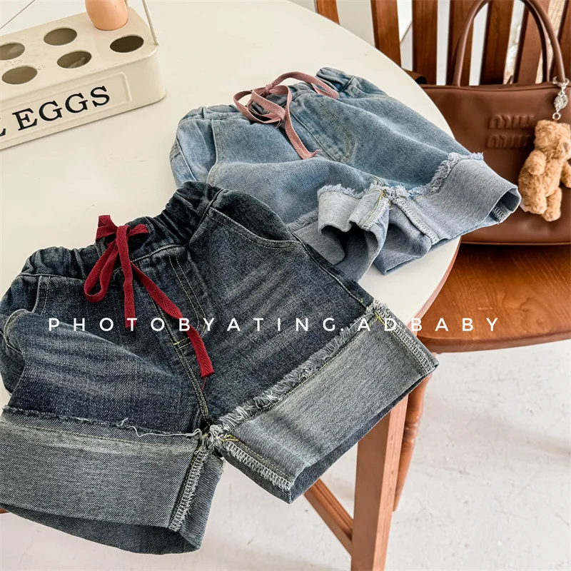 2025 Summer New Children Denim Shorts Baby Girls Solid Loose Casual Short Jeans Kids Fashion Versatile Shorts Toddler Clothes
2025 Summer New Children Denim Shorts Baby Girls Solid Loose Casual Short Jeans Kids Fashion Versatile Shorts Toddler Clothes