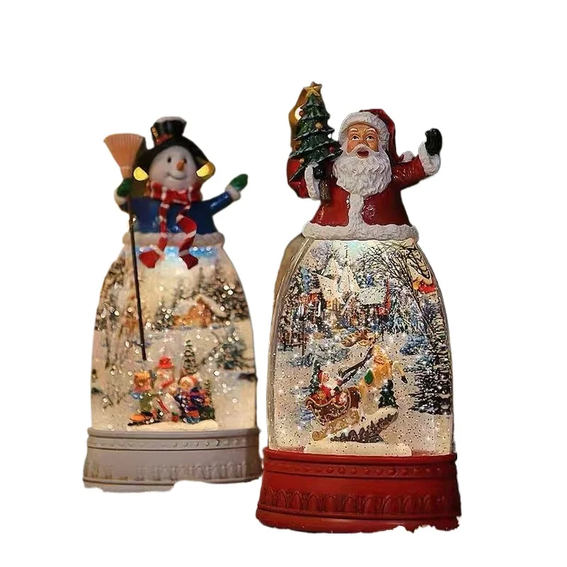 Santa Claus Ornaments Tree Sleigh Snow Music Box
Santa Claus Ornaments Tree Sleigh Snow Music Box