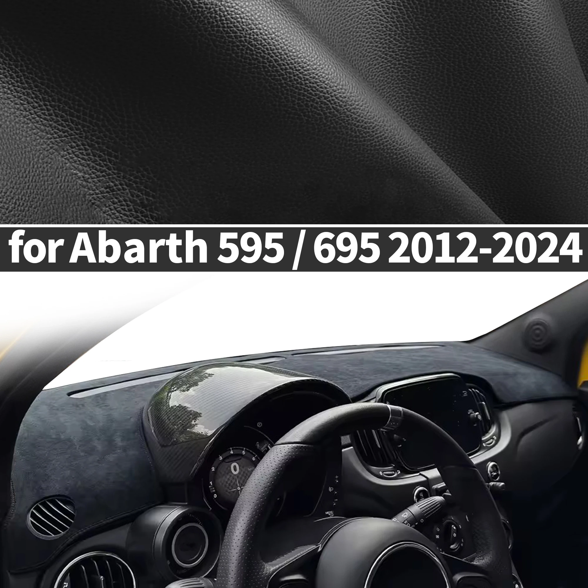 for Abarth 595 695 2012-2024 Custom fit Dashboard Cover Sun Shade Dash Mat Anti‑Glare Anti‑Reflection Carpet Dash Pad Dashmat
for Abarth 595 695 2012-2024 Custom fit Dashboard Cover Sun Shade Dash Mat Anti‑Glare Anti‑Reflection Carpet Dash Pad Dashmat