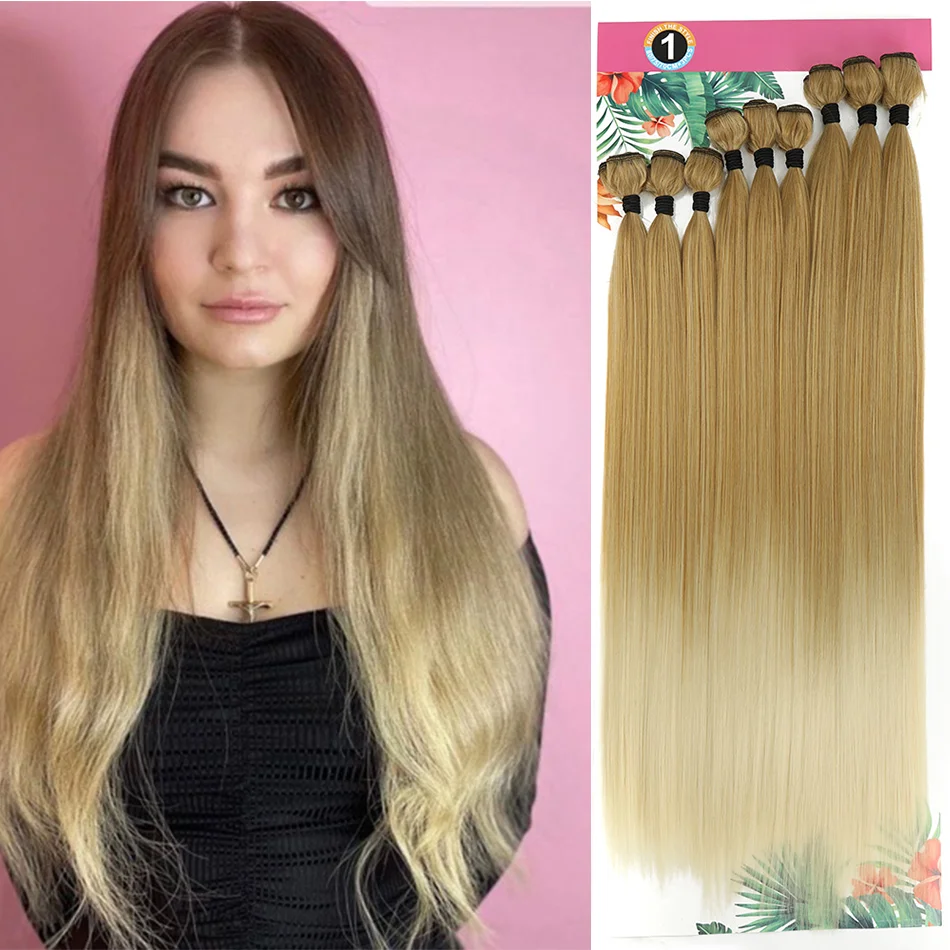 Synthetic Bone Straight Hair Bundles Crochet Hair Extensions 20 24 28''9Pcs 300g Full Head Long Straight Organic Hair for Women
Synthetic Bone Straight Hair Bundles Crochet Hair Extensions 20 24 28''9Pcs 300g Full Head Long Straight Organic Hair for Women
