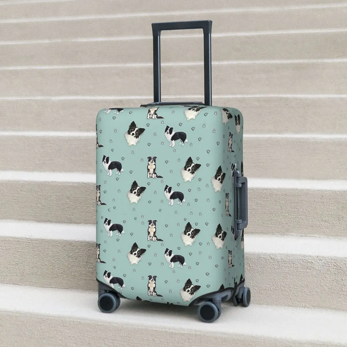 Border Collie Suitcase Cover Protection Elastic Trip Luggage Protector Covers for 18-32 Inch
Border Collie Suitcase Cover Protection Elastic Trip Luggage Protector Covers for 18-32 Inch