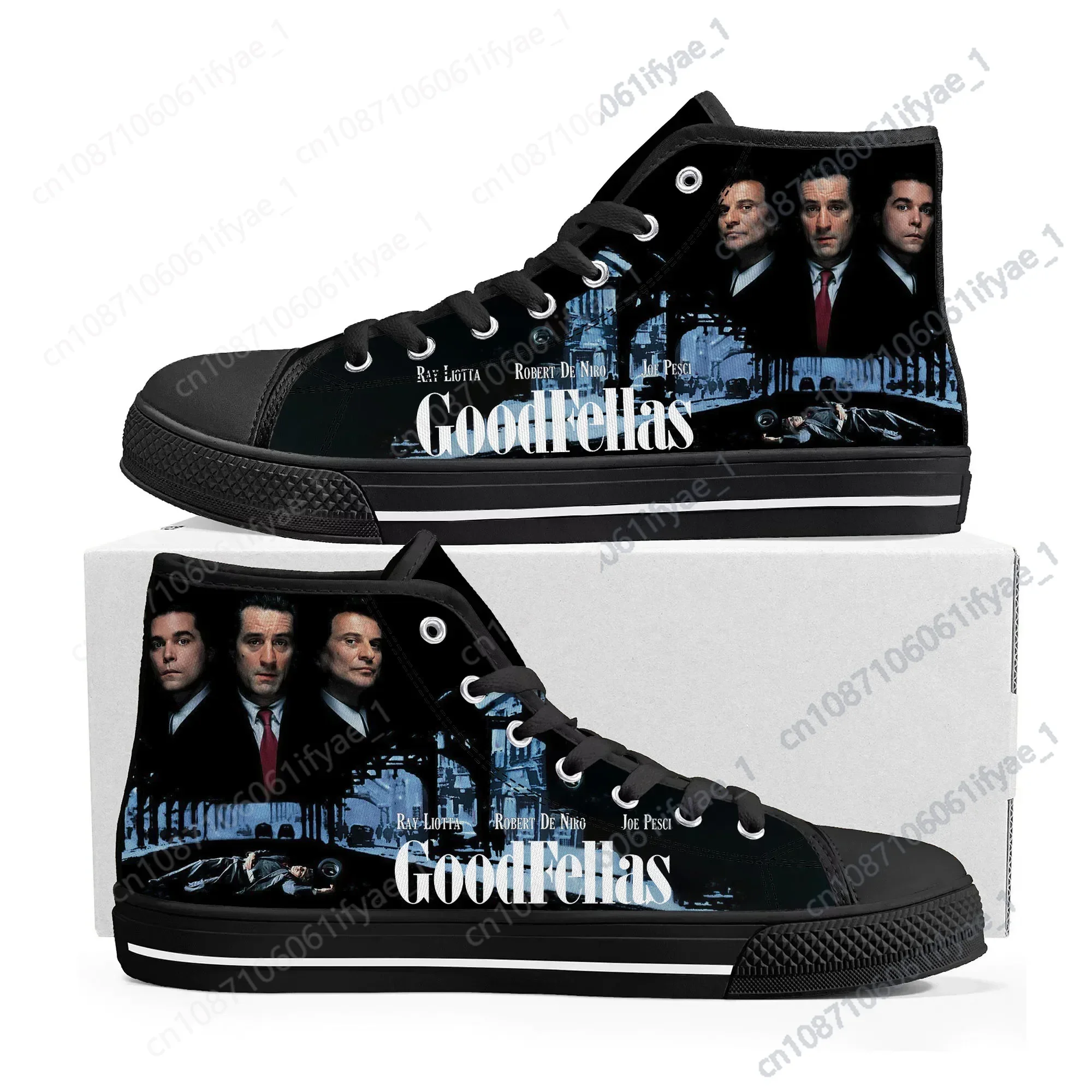 Goodfellas High Top Sneakers Mens Womens Teenager High Quality Robert De Niro Canvas Sneaker couple Shoe Casual Custom Shoes
Goodfellas High Top Sneakers Mens Womens Teenager High Quality Robert De Niro Canvas Sneaker couple Shoe Casual Custom Shoes