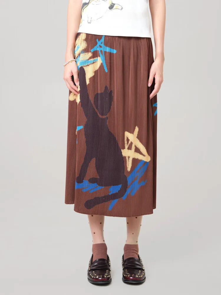 MOVEUP Casual A-Line Skirt 2026 Summer New Elastic Waist Graffiti Cat Star Print Pleated Commuting Lightweight Skirt 3ELX20618
MOVEUP Casual A-Line Skirt 2026 Summer New Elastic Waist Graffiti Cat Star Print Pleated Commuting Lightweight Skirt 3ELX20618