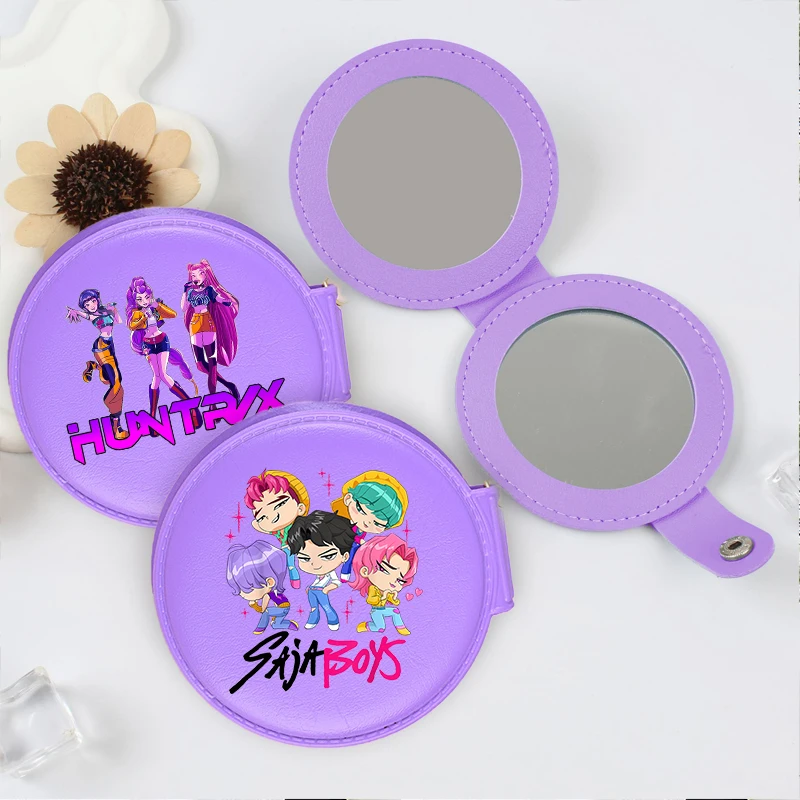 KPop Demon Hunters Mirror Foldable women Girl Makeup Mirror Portable Double-Sided Dormitory Desktop Small Mini Pocket Mirror
KPop Demon Hunters Mirror Foldable women Girl Makeup Mirror Portable Double-Sided Dormitory Desktop Small Mini Pocket Mirror
