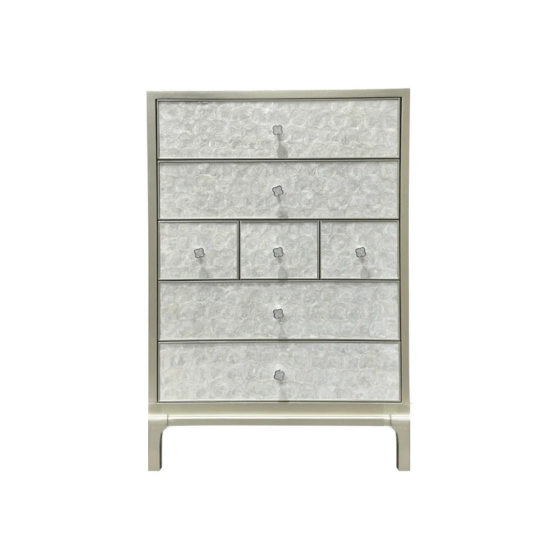 Light luxury American shell seven-bucket cabinet painted solid wood large-capacity drawer cabinet bedroom storage decorative cab
Light luxury American shell seven-bucket cabinet painted solid wood large-capacity drawer cabinet bedroom storage decorative cab