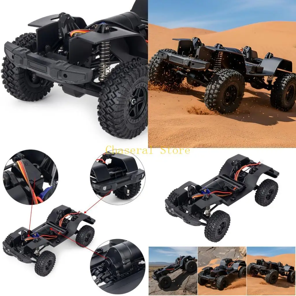 E7CE Easy Install Frame Remote Control Rock Crawlers Toy Suitable for 155mm Wheelbase
E7CE Easy Install Frame Remote Control Rock Crawlers Toy Suitable for 155mm Wheelbase