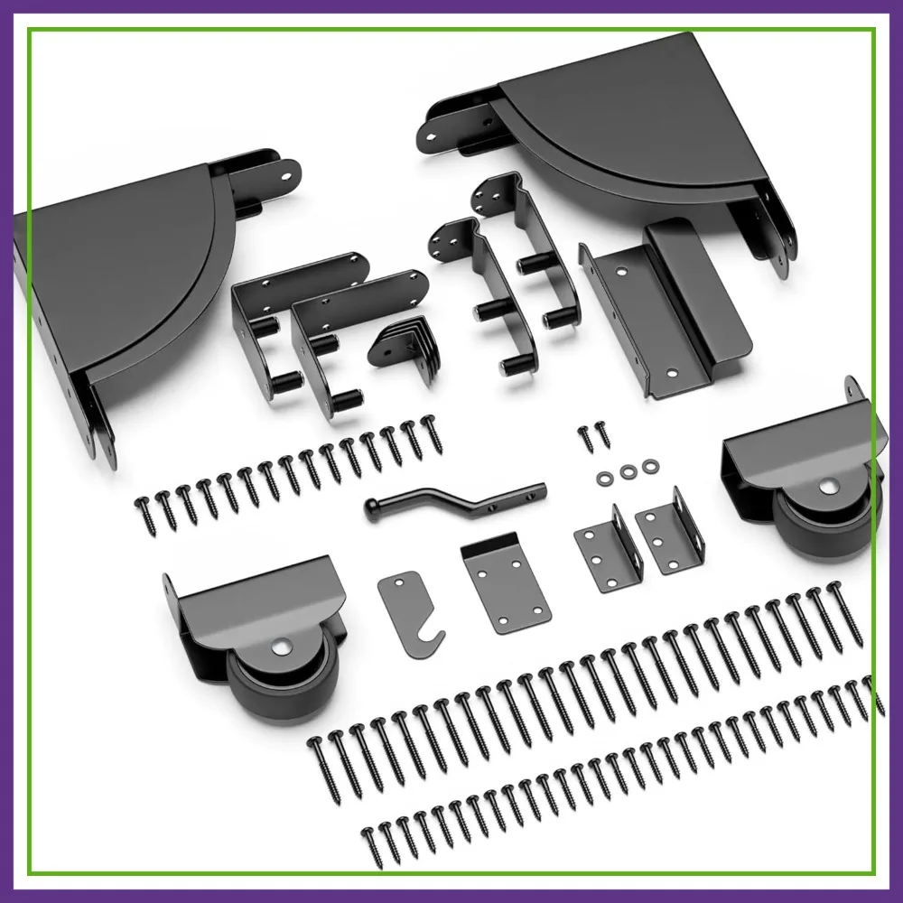 Heavy Duty Sliding Gate Kit, Adjustable Hardware for Wood Fence, Anti Sag Gate Bracket with Latch, Driveway & Pool Gates
Heavy Duty Sliding Gate Kit, Adjustable Hardware for Wood Fence, Anti Sag Gate Bracket with Latch, Driveway & Pool Gates
