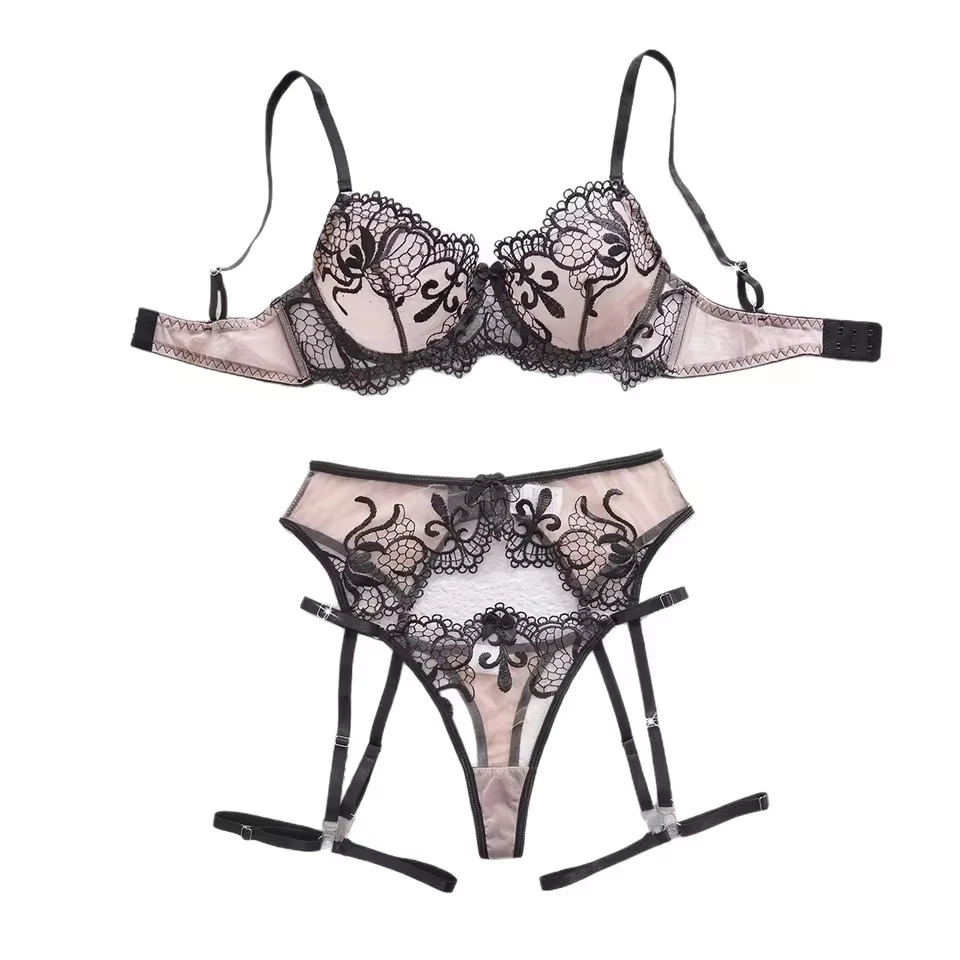 Western Erotic Floral Embroidery See Through Mesh Bra Womens Seductive Underwear Apparel Womens Seductive Sexy Lingerie Set
Western Erotic Floral Embroidery See Through Mesh Bra Womens Seductive Underwear Apparel Womens Seductive Sexy Lingerie Set