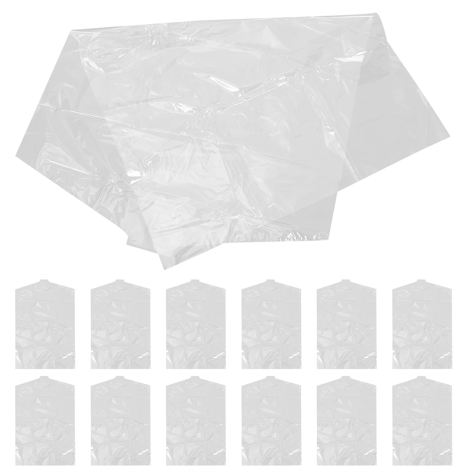 30Pcs Clear Garment Bags Dustproof Suit Protector for Closet Storage Hanging Clothes Dress Coats Uniforms Visible Process
30Pcs Clear Garment Bags Dustproof Suit Protector for Closet Storage Hanging Clothes Dress Coats Uniforms Visible Process
