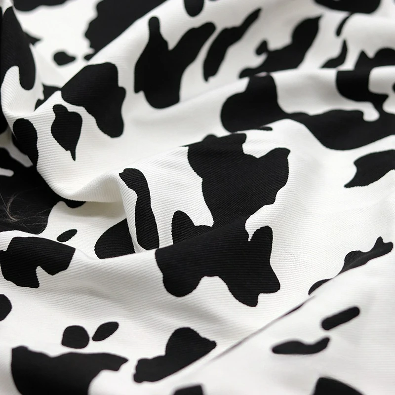Cow Print Twill Cotton Washed Denim Fabric for Thick Jeans Pants Coat Bag Diy Sewing
Cow Print Twill Cotton Washed Denim Fabric for Thick Jeans Pants Coat Bag Diy Sewing