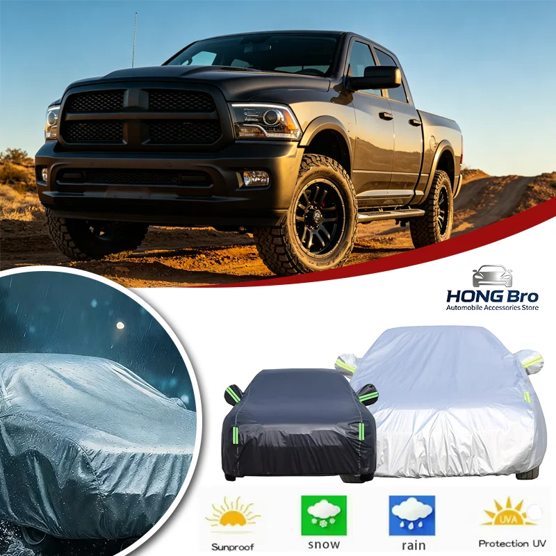 For Dodge Ram 1500 2500 3500 Full Car Cover Outdoor Auto Sun Shade, Anti-UV, Snow & Rain Protection, Waterproof Dustproof
For Dodge Ram 1500 2500 3500 Full Car Cover Outdoor Auto Sun Shade, Anti-UV, Snow & Rain Protection, Waterproof Dustproof