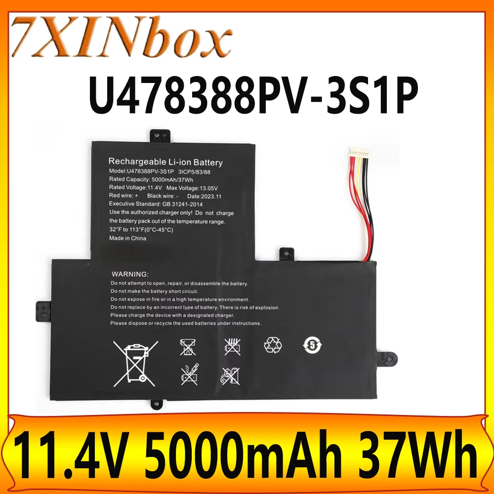 7XINbox U478388PV-3S1P 478388PV-3S1P 11.4V 5000mAh 37Wh Laptop Battery For Gateway Gwtn156-12Bl GWTN156-12BK GWTN156-12BL
7XINbox U478388PV-3S1P 478388PV-3S1P 11.4V 5000mAh 37Wh Laptop Battery For Gateway Gwtn156-12Bl GWTN156-12BK GWTN156-12BL