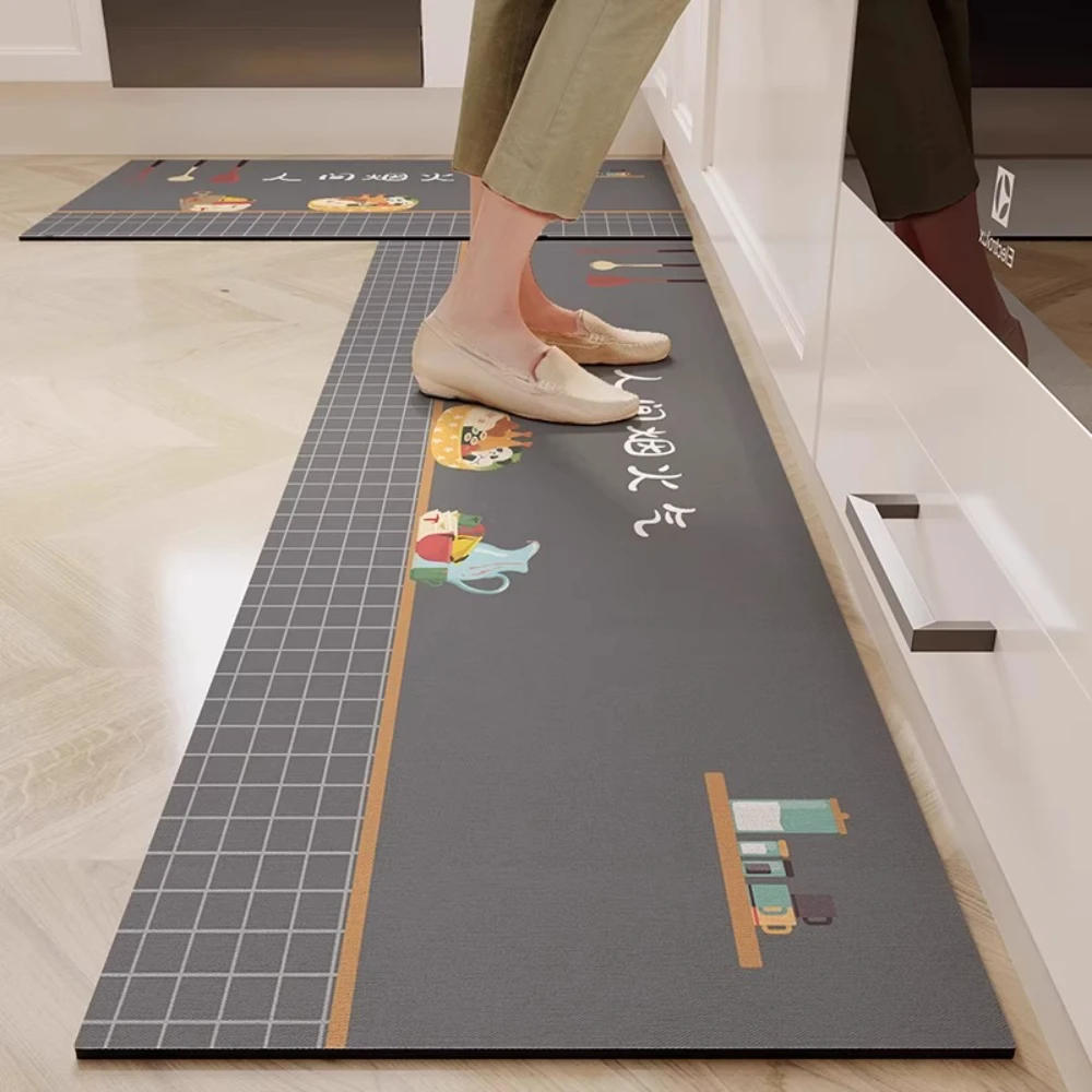 VIKAMA Kitchen mat anti-skid dirt resistant and easy to take care of diatom mud mat bathroom door mat carpet
VIKAMA Kitchen mat anti-skid dirt resistant and easy to take care of diatom mud mat bathroom door mat carpet