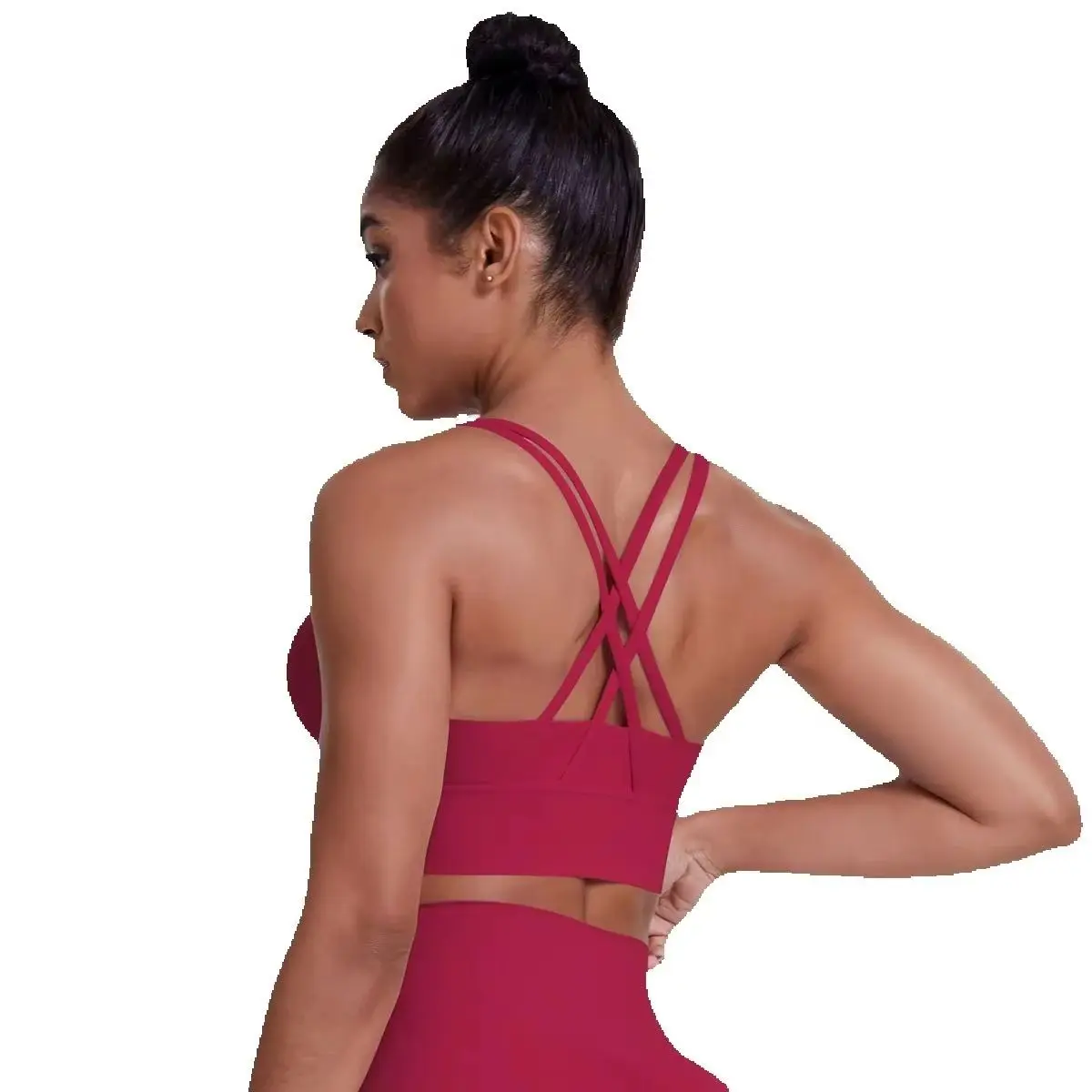Women Back Cross Strap Sports Bra Tank Top Push Up Running Sexy Sport Bra Breathable Soft Fitness Underwear Women's Yoga Bra
Women Back Cross Strap Sports Bra Tank Top Push Up Running Sexy Sport Bra Breathable Soft Fitness Underwear Women's Yoga Bra