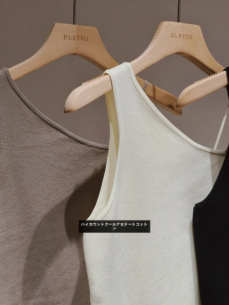 Duetto Asymmetric Design Cool Feeling Acetate Cotton Knitted Strap Vest Fun ential Commute Sle Regular Fit Bal Summ...
Duetto Asymmetric Design Cool Feeling Acetate Cotton Knitted Strap Vest Fun ential Commute Sle Regular Fit Bal Summ...