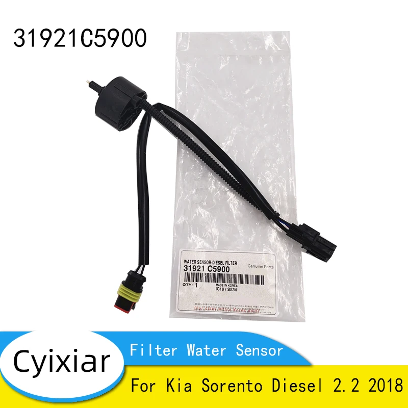 Новый оригинальный фильтр, датчик воды OEM 31921-C5900 31921C5900 для Kia Sorento Diesel 2,2 2018
Новый оригинальный фильтр, датчик воды OEM 31921-C5900 31921C5900 для Kia Sorento Diesel 2,2 2018