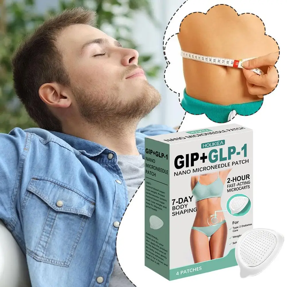 4 Patches/Box Nano Microneedle Patches 2-Hour Fast-Acting Microcarts Control blood sugar GIP+GLP-1 7-Day Body Shaping Body Care
4 Patches/Box Nano Microneedle Patches 2-Hour Fast-Acting Microcarts Control blood sugar GIP+GLP-1 7-Day Body Shaping Body Care