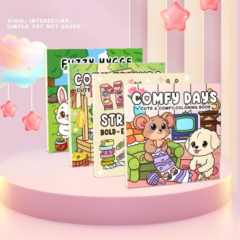 Cutie Coloring Book Paperback Libros Para Colorear Adorable Livre Coloriage Cozy Bobbiegood For Relaxation Wholesale Gifts Toys
Cutie Coloring Book Paperback Libros Para Colorear Adorable Livre Coloriage Cozy Bobbiegood For Relaxation Wholesale Gifts Toys
