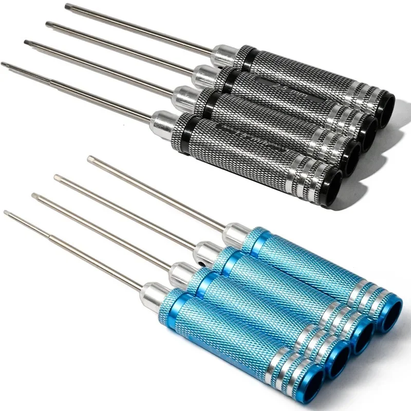 4Pcs Top Quality Titanium Nitride TiNi Hex Driver Wrench Screwdriver 1.5mm/2mm/2.5mm/3.0mm for RC Cars
4Pcs Top Quality Titanium Nitride TiNi Hex Driver Wrench Screwdriver 1.5mm/2mm/2.5mm/3.0mm for RC Cars