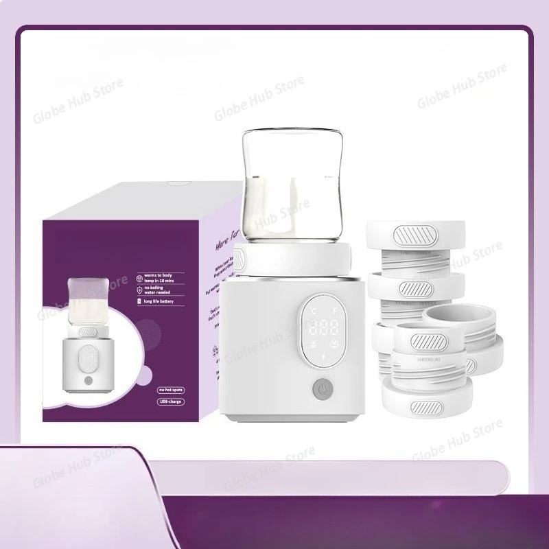 Portable Milk Warmer, Fully Washable, Quick Heating, Anti-dry-burning Milk Warmer Portable Travel Bottle
Portable Milk Warmer, Fully Washable, Quick Heating, Anti-dry-burning Milk Warmer Portable Travel Bottle