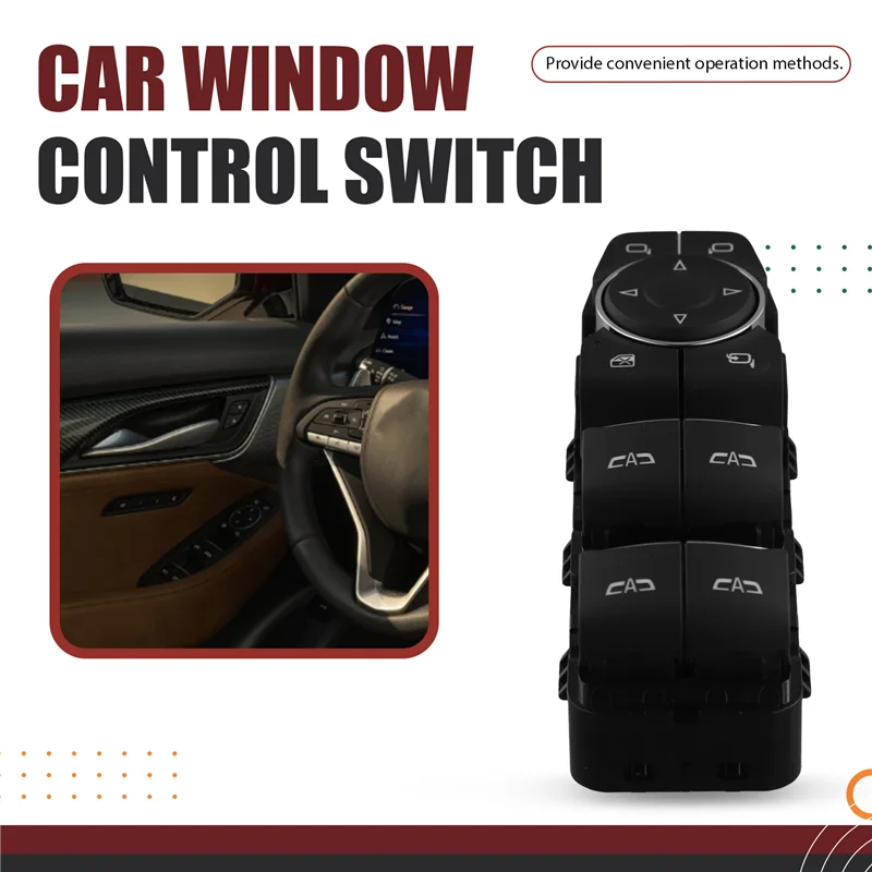 N26R-84751355 Power Window Control Switch Glass Lifting Controller Button For Cadillac CT5
N26R-84751355 Power Window Control Switch Glass Lifting Controller Button For Cadillac CT5