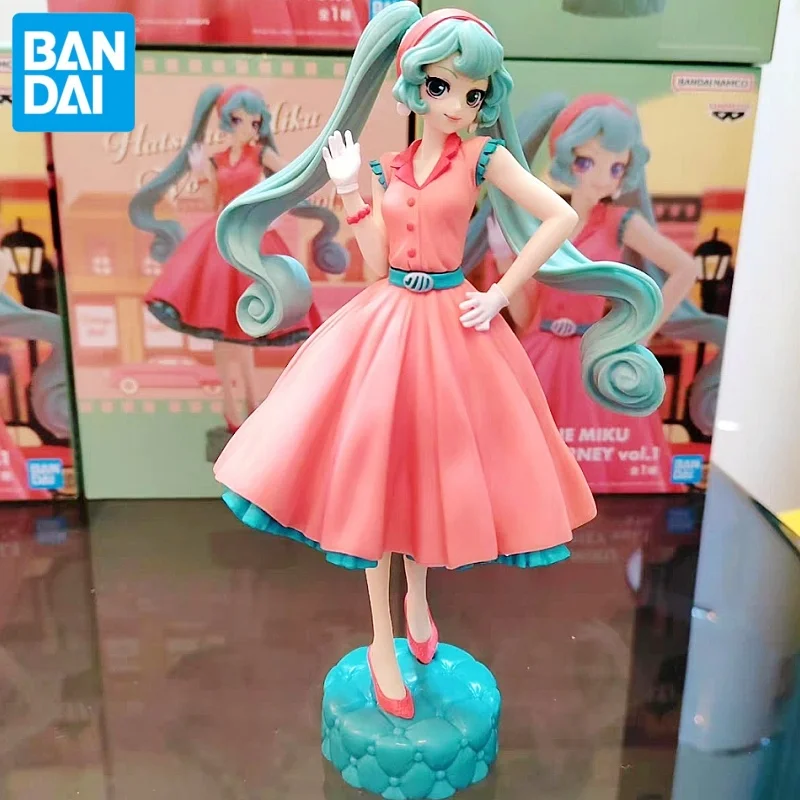 Bandai Original Anime Figure Virtual Singer Hatsune Miku Travel Round The World Action Figure Toys For Gift Collection Model
Bandai Original Anime Figure Virtual Singer Hatsune Miku Travel Round The World Action Figure Toys For Gift Collection Model