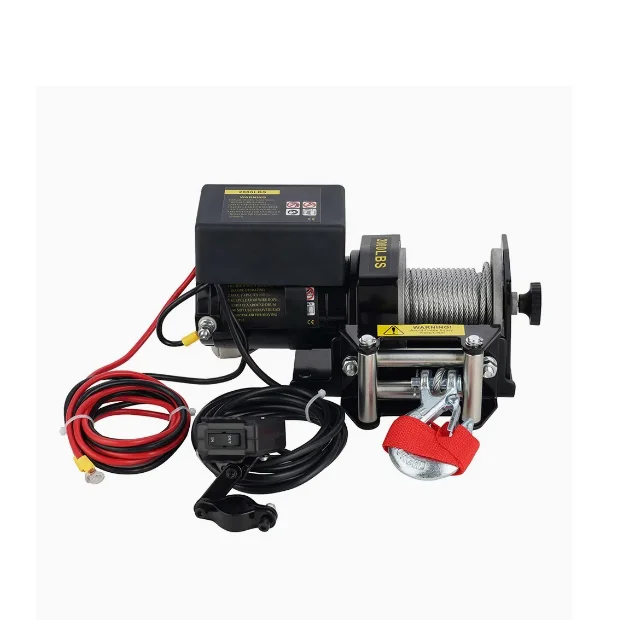 Hot Sale 1700lb Electrical Rope Winch 24V Fast Electric Car 12V Winch
Hot Sale 1700lb Electrical Rope Winch 24V Fast Electric Car 12V Winch