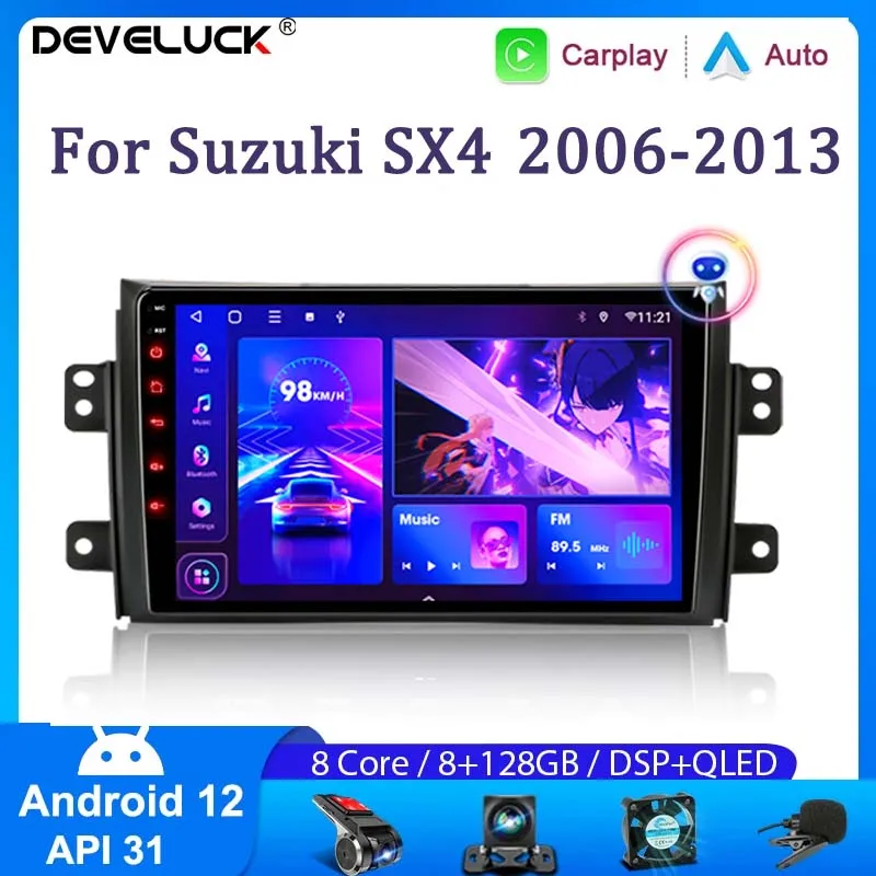 Автомагнитола на Android 12, мультимедийный видеоплеер для Suzuki SX4 2006-2014, навигация GPS, автомобильный DVD, 2DIN, CarPlay, аудио, стерео, DSP, RDS
Автомагнитола на Android 12, мультимедийный видеоплеер для Suzuki SX4 2006-2014, навигация GPS, автомобильный DVD, 2DIN, CarPlay, аудио, стерео, DSP, RDS