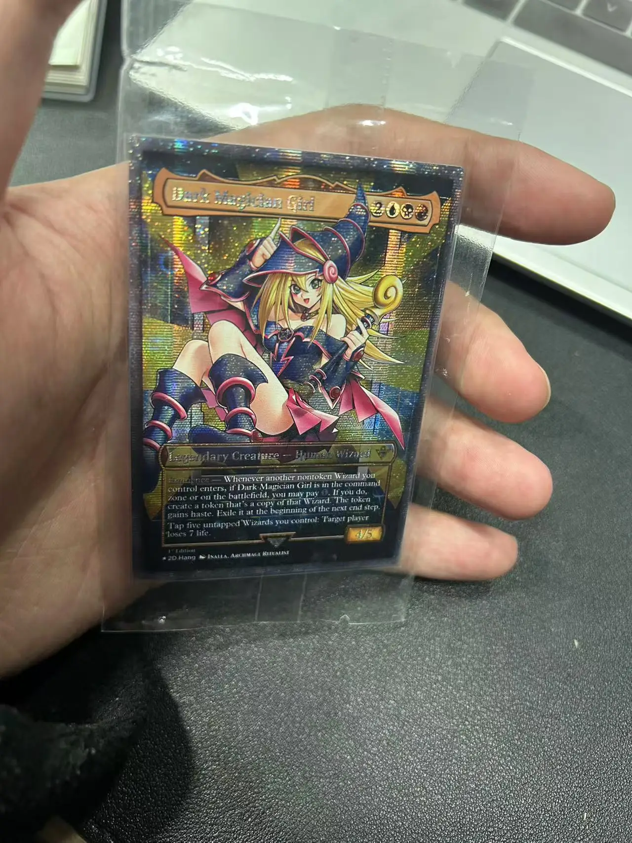 Yu Gi Oh PrismaticSecret Rare/PSER TCG Dark Magician Girl(Viewing Card) English Collection customize Game Card (Not original )
Yu Gi Oh PrismaticSecret Rare/PSER TCG Dark Magician Girl(Viewing Card) English Collection customize Game Card (Not original )