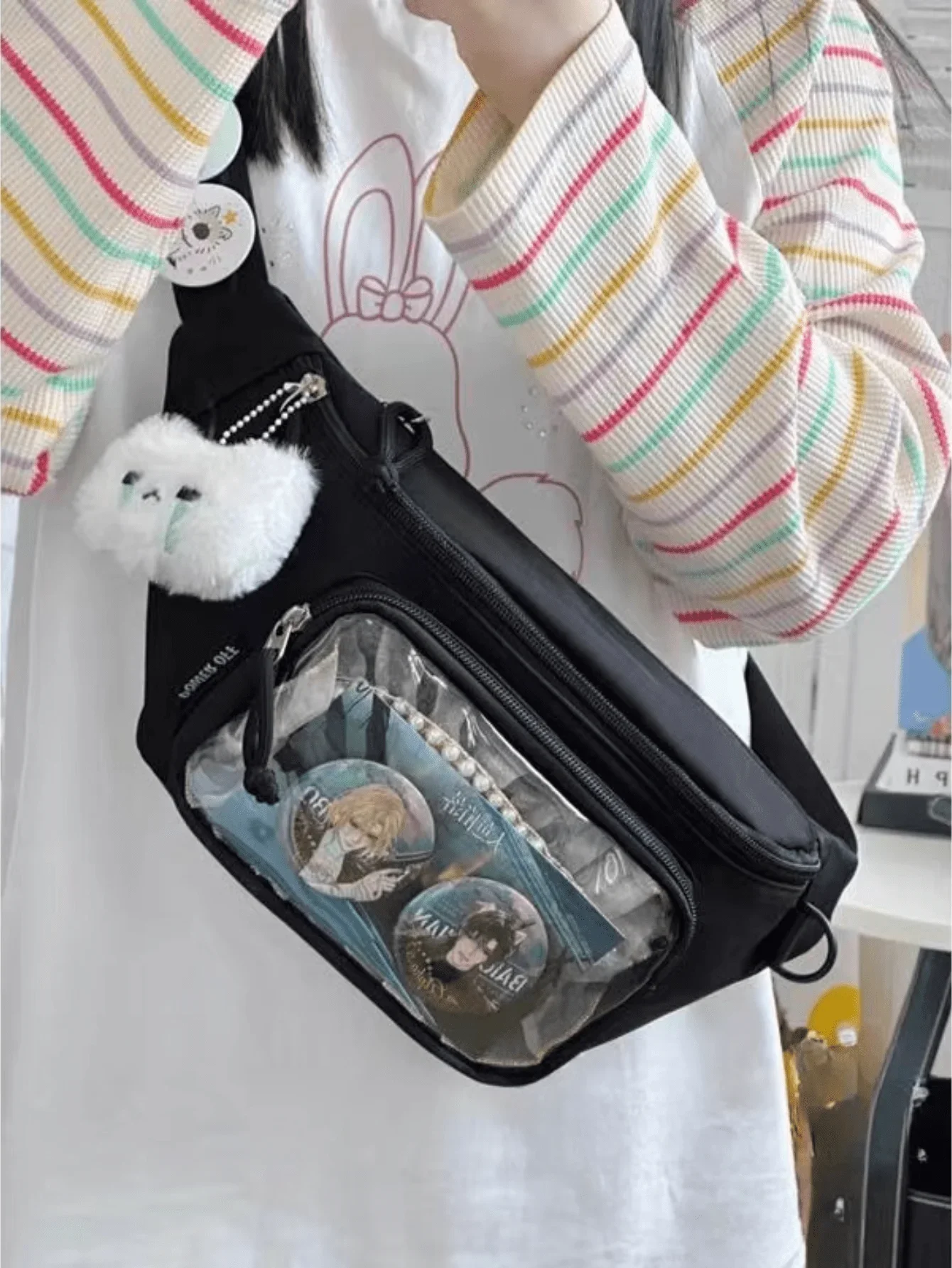 Kawaii Japanese Itabag School Girls Chest Bag Y2K Women Lolita Cute Crossbody Bag Girls Transparent Itabag Purses And Handbags Waist Ita Bag Sling Bag, Street & Japanese Style Women Bag
Kawaii Japanese Itabag School Girls Chest Bag Y2K Women Lolita Cute Crossbody Bag Girls Transparent Itabag Purses And Handbags Waist Ita Bag Sling Bag, Street & Japanese Style Women Bag