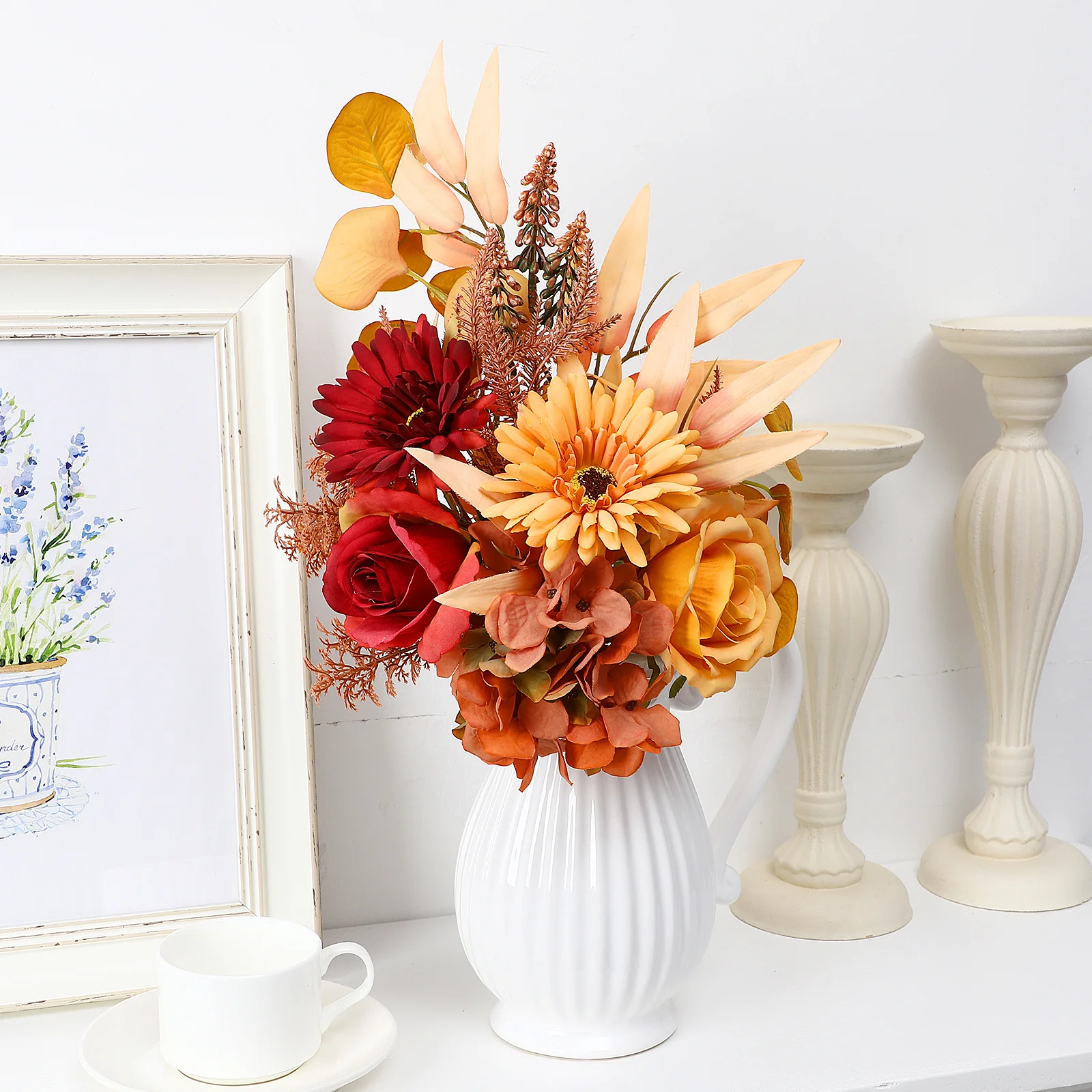 1Pcs White Striped Vase Simple Porcelain Pitcher Flower Arrangement Bottle Good Mood Decor Ceramic Pitcher Vase
1Pcs White Striped Vase Simple Porcelain Pitcher Flower Arrangement Bottle Good Mood Decor Ceramic Pitcher Vase