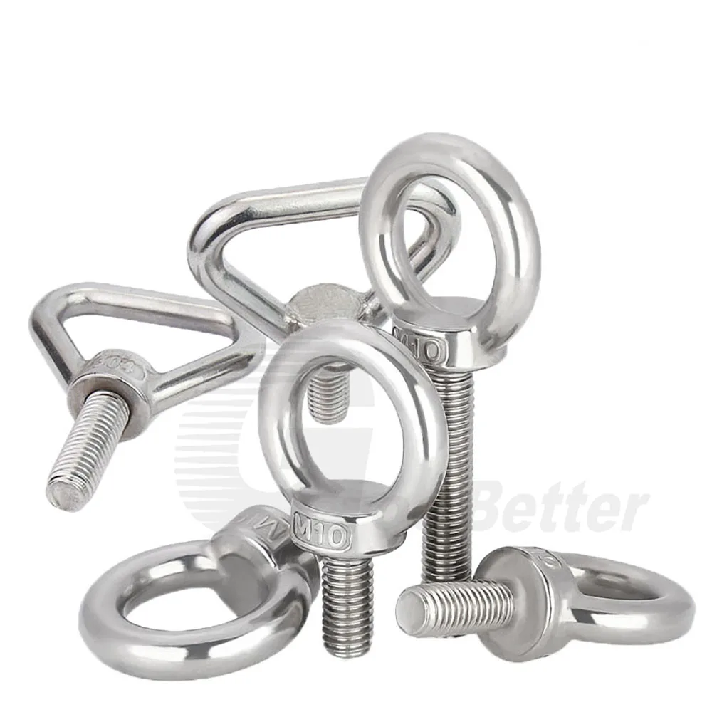 Lifting Eye Screws M3-M24 304 Stainless Steel Eye Bolt Lifting Eye Screw Ring Hooking Screw Marine Ring Loop Hole for Cable Rope
Lifting Eye Screws M3-M24 304 Stainless Steel Eye Bolt Lifting Eye Screw Ring Hooking Screw Marine Ring Loop Hole for Cable Rope