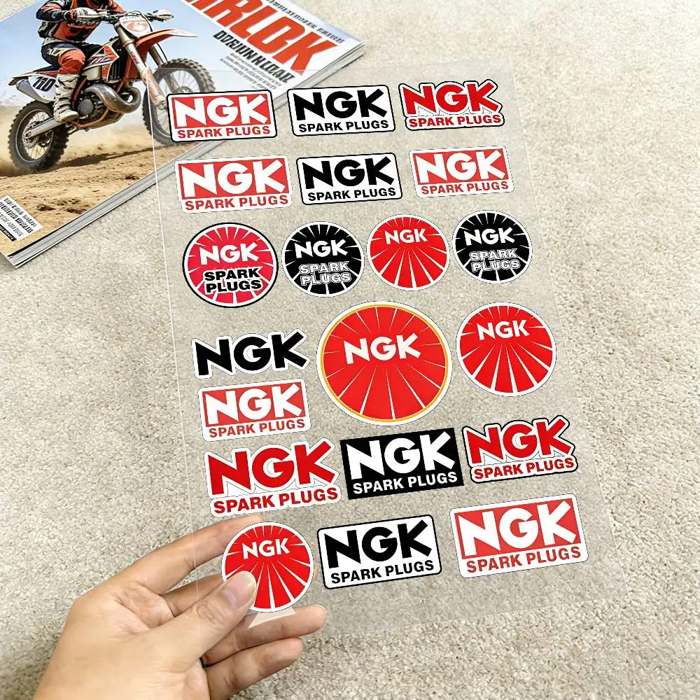 Светоотражающие наклейки с логотипом NGK для мотоциклов, водонепроницаемые виниловые наклейки для мотоциклетных шлемов, топливных баков и велосипедов
Светоотражающие наклейки с логотипом NGK для мотоциклов, водонепроницаемые виниловые наклейки для мотоциклетных шлемов, топливных баков и велосипедов