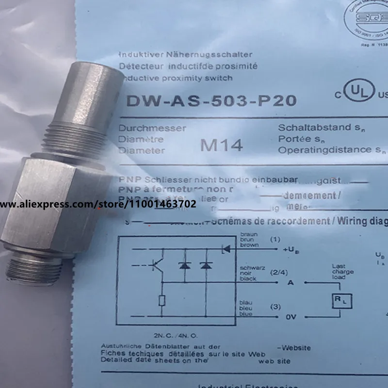 2Pcs New High Quality Contrinex High pressure sensor DW-AS-503-P20 DW-AS-501-P20
2Pcs New High Quality Contrinex High pressure sensor DW-AS-503-P20 DW-AS-501-P20
