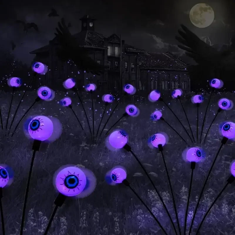 Halloween Outdoor Decorations Lamp LED Solar Eyeball Pathway Lights Scary Waterproof Solar Green Eyeballs Lights
Halloween Outdoor Decorations Lamp LED Solar Eyeball Pathway Lights Scary Waterproof Solar Green Eyeballs Lights