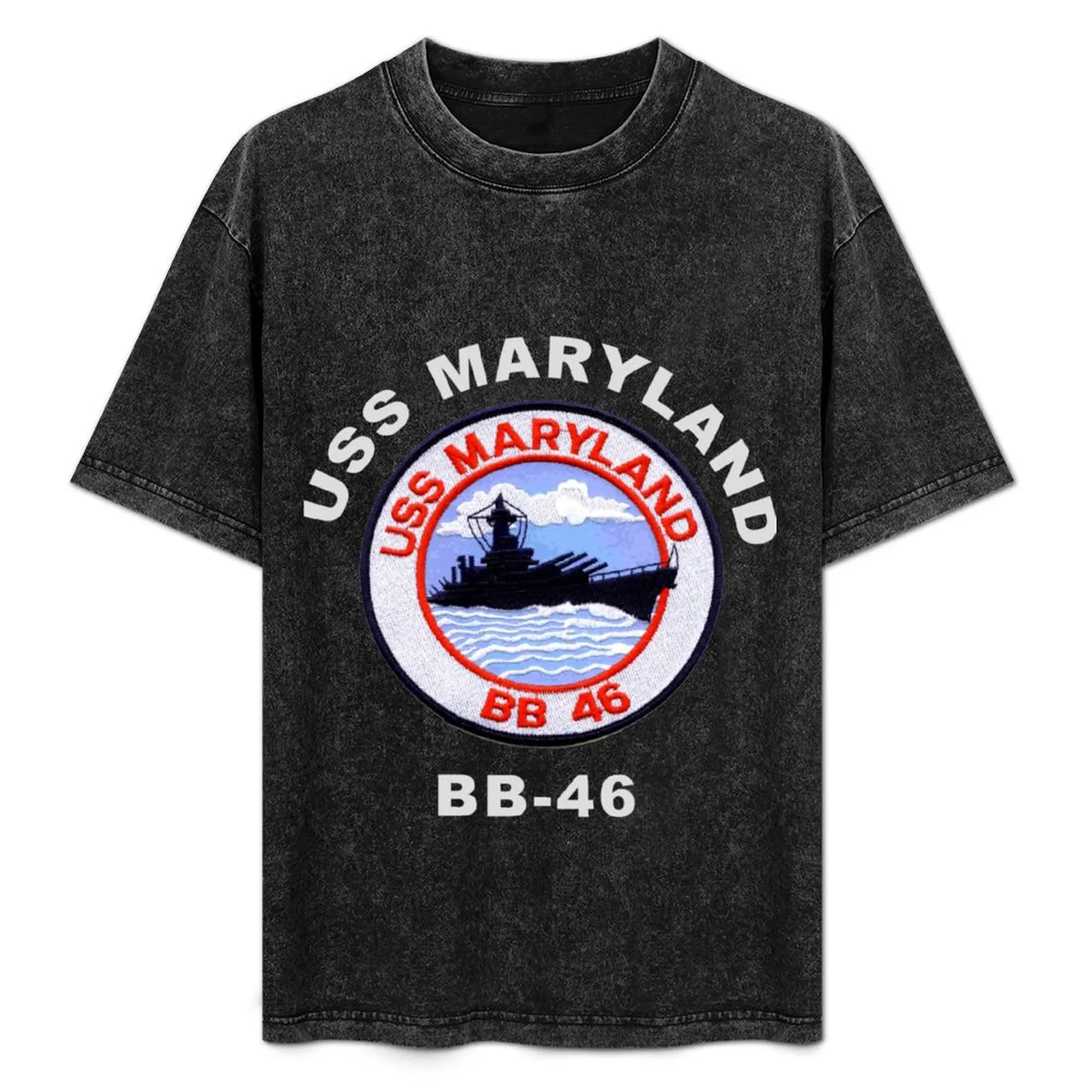 USS Maryland Patch for Dark Colors T-Shirt Work Style Casual T-Shirt
USS Maryland Patch for Dark Colors T-Shirt Work Style Casual T-Shirt