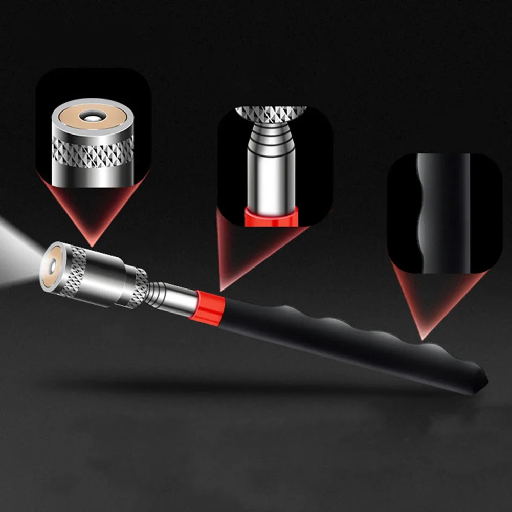 Telescopic Strong Magnetic Pen Mini Portable Magnet Picker With LED Light Retractable Pick Up Rod Stick Picker
Telescopic Strong Magnetic Pen Mini Portable Magnet Picker With LED Light Retractable Pick Up Rod Stick Picker