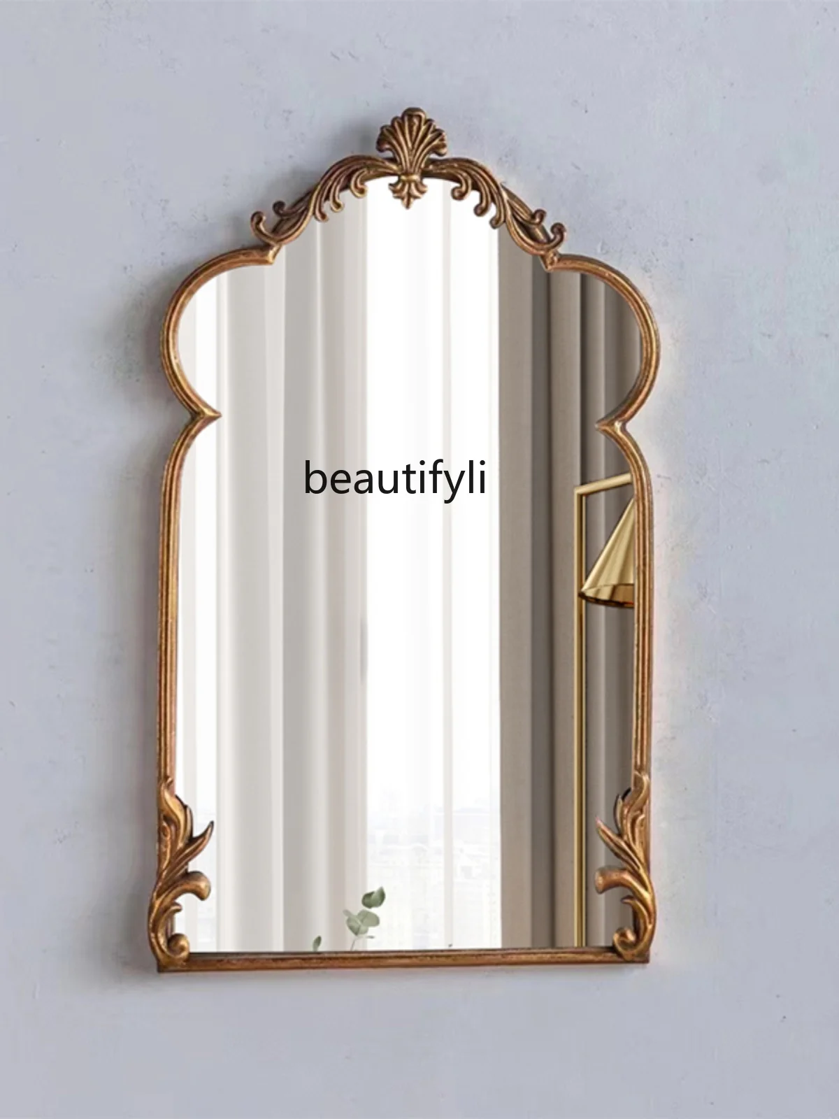 Retro Mirror French Makeup Bedroom Entrance Wall Hanging Antique Fireplace Decorative Mirror
Retro Mirror French Makeup Bedroom Entrance Wall Hanging Antique Fireplace Decorative Mirror