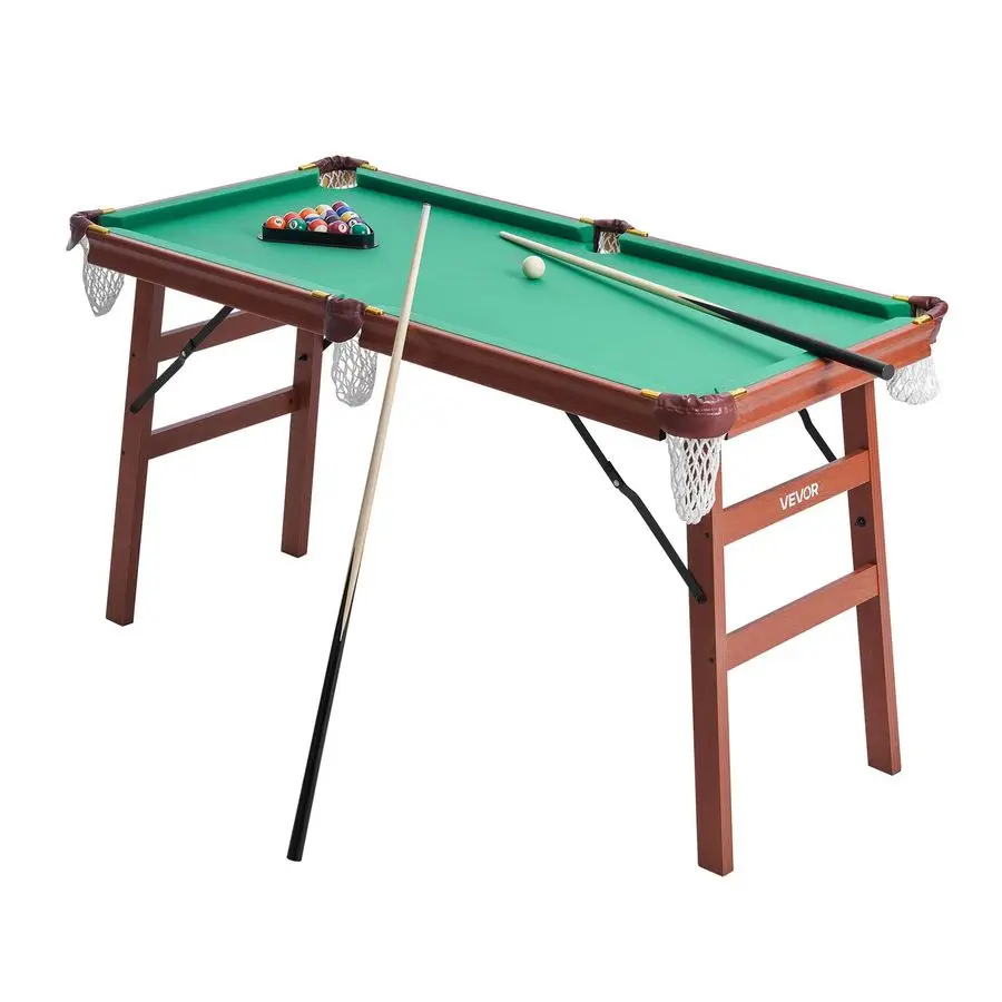 Folding Pool Table,Portable Billiards Tables, Foldable SpaceSaving Entertainment Game Set Includes Ball, Cue, Rack, Chalk, Brush
Folding Pool Table,Portable Billiards Tables, Foldable SpaceSaving Entertainment Game Set Includes Ball, Cue, Rack, Chalk, Brush