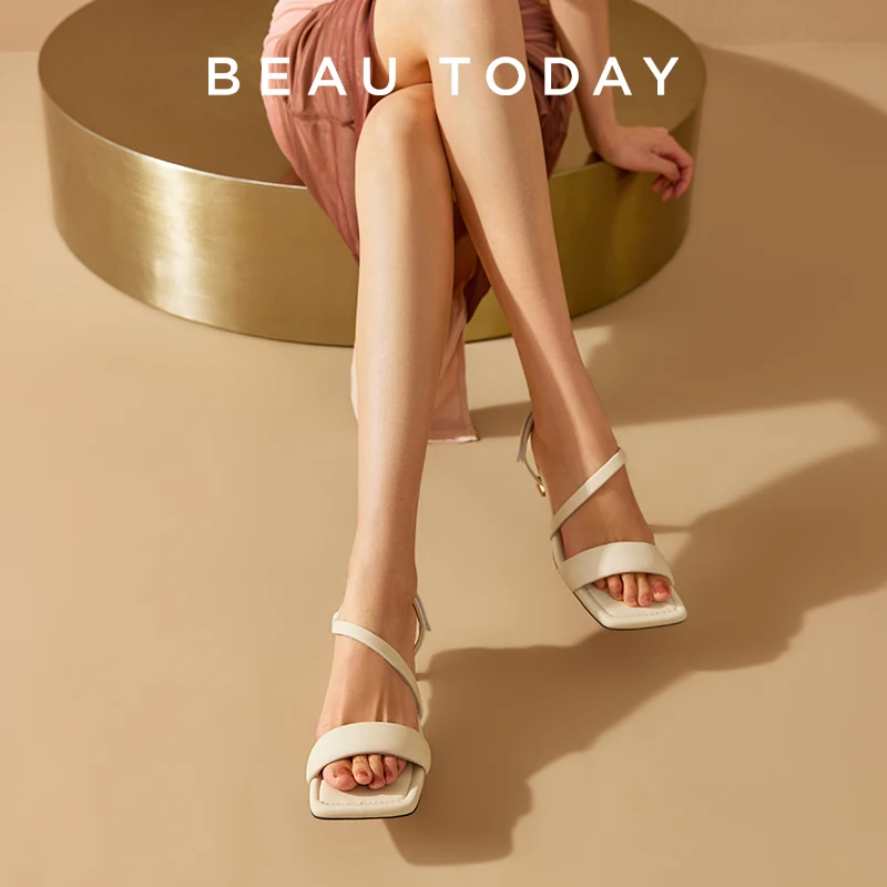 BEAUTODAY Sandals Women Genuine Sheepskin Leather Square Toe Solid Color Hook And Loop Fashion Ladies Shoes Handmade 31288
BEAUTODAY Sandals Women Genuine Sheepskin Leather Square Toe Solid Color Hook And Loop Fashion Ladies Shoes Handmade 31288