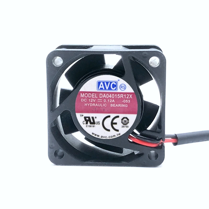 AVC DA04015R12X 053 DC 12V 0.12A 40x40x15mm 3-Wire Server Cooling Fan
AVC DA04015R12X 053 DC 12V 0.12A 40x40x15mm 3-Wire Server Cooling Fan