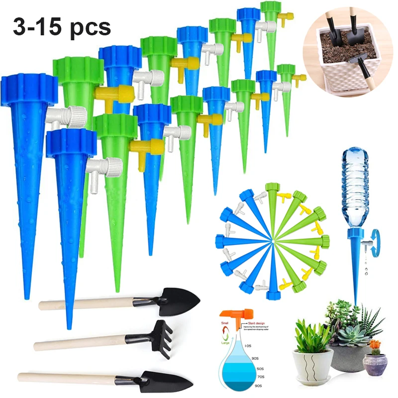 3-15pcs Automatic drip irrigation flower plant automatic watering nail Greenhouse garden adjustable automatic drip device
3-15pcs Automatic drip irrigation flower plant automatic watering nail Greenhouse garden adjustable automatic drip device