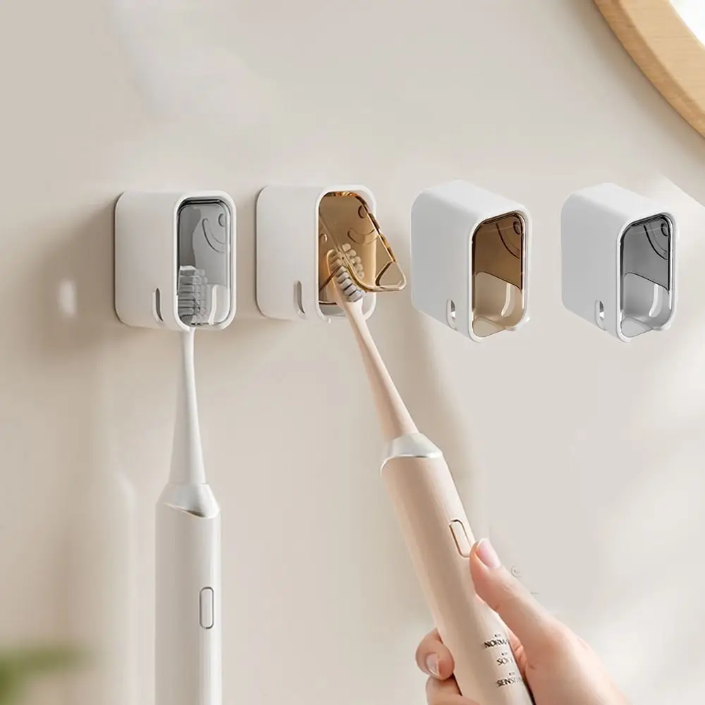 3Pcs Plastic Electric Toothbrush Storage Rack Wall Mounted Flip-top Tooth Brush Rack Waterproof Dustproof Toothbrush Storage Box
3Pcs Plastic Electric Toothbrush Storage Rack Wall Mounted Flip-top Tooth Brush Rack Waterproof Dustproof Toothbrush Storage Box
