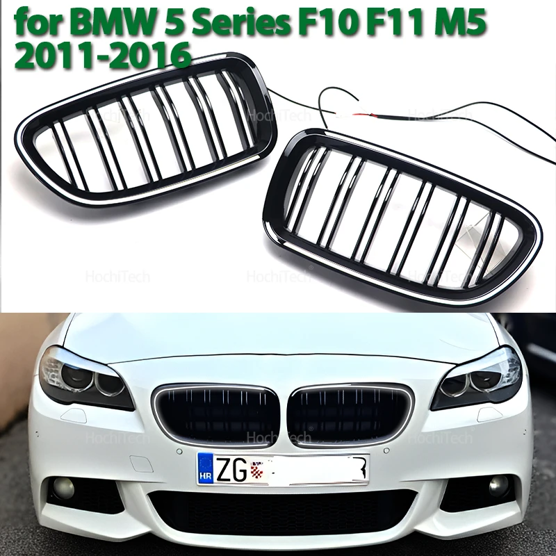 Dual LIne Grille for BMW 5 Series F10 F11 M5 2011 2012 2013 2014 2015 2016 Car Front Bumper Kidney Grille LED Light Grille
Dual LIne Grille for BMW 5 Series F10 F11 M5 2011 2012 2013 2014 2015 2016 Car Front Bumper Kidney Grille LED Light Grille