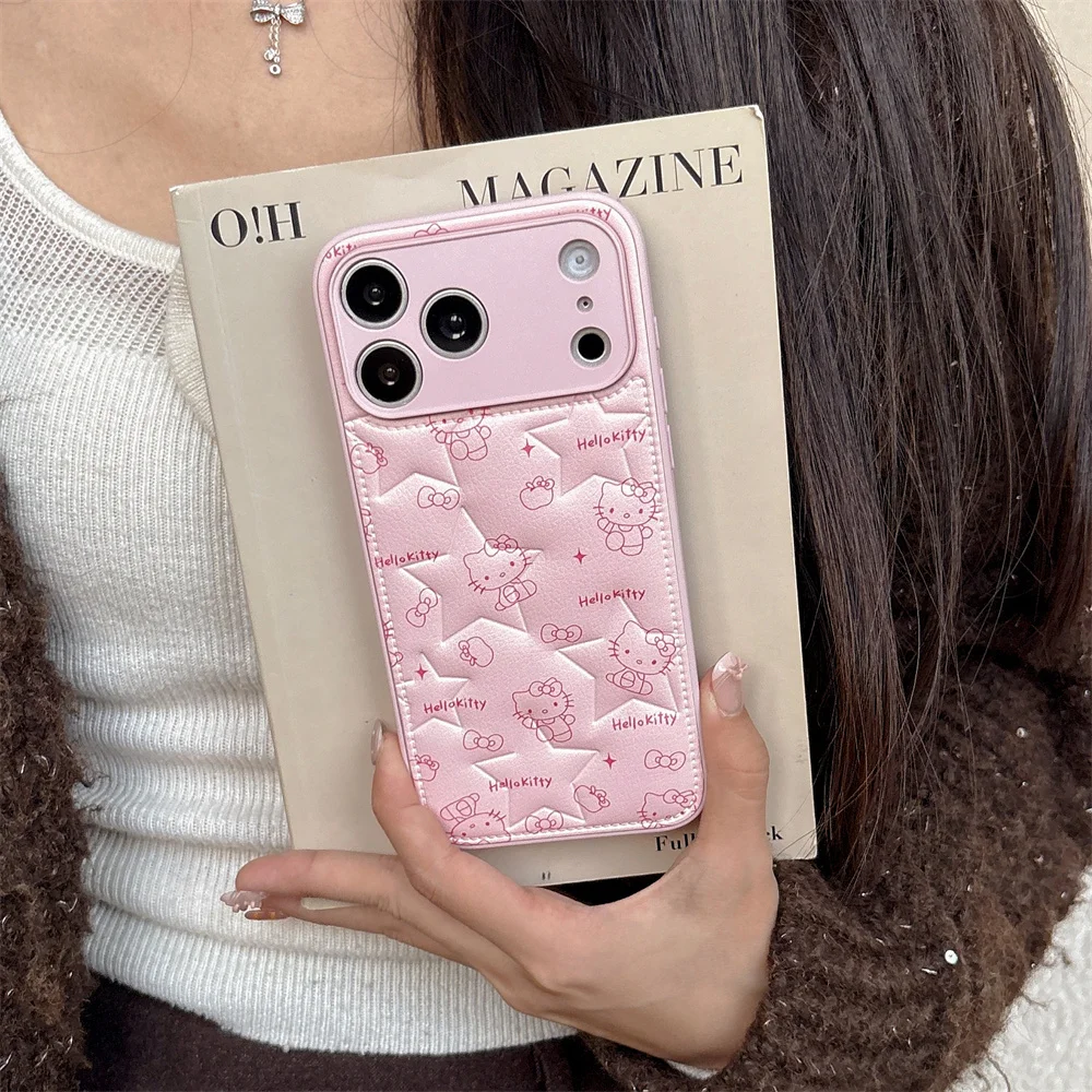 Cute Star Hellokitty Fashion Leather Phone Case for iPhone 17 Pro Max 15 14 Pro 16 Max Cases Protection Cover Cute Cartoon Funda
Cute Star Hellokitty Fashion Leather Phone Case for iPhone 17 Pro Max 15 14 Pro 16 Max Cases Protection Cover Cute Cartoon Funda