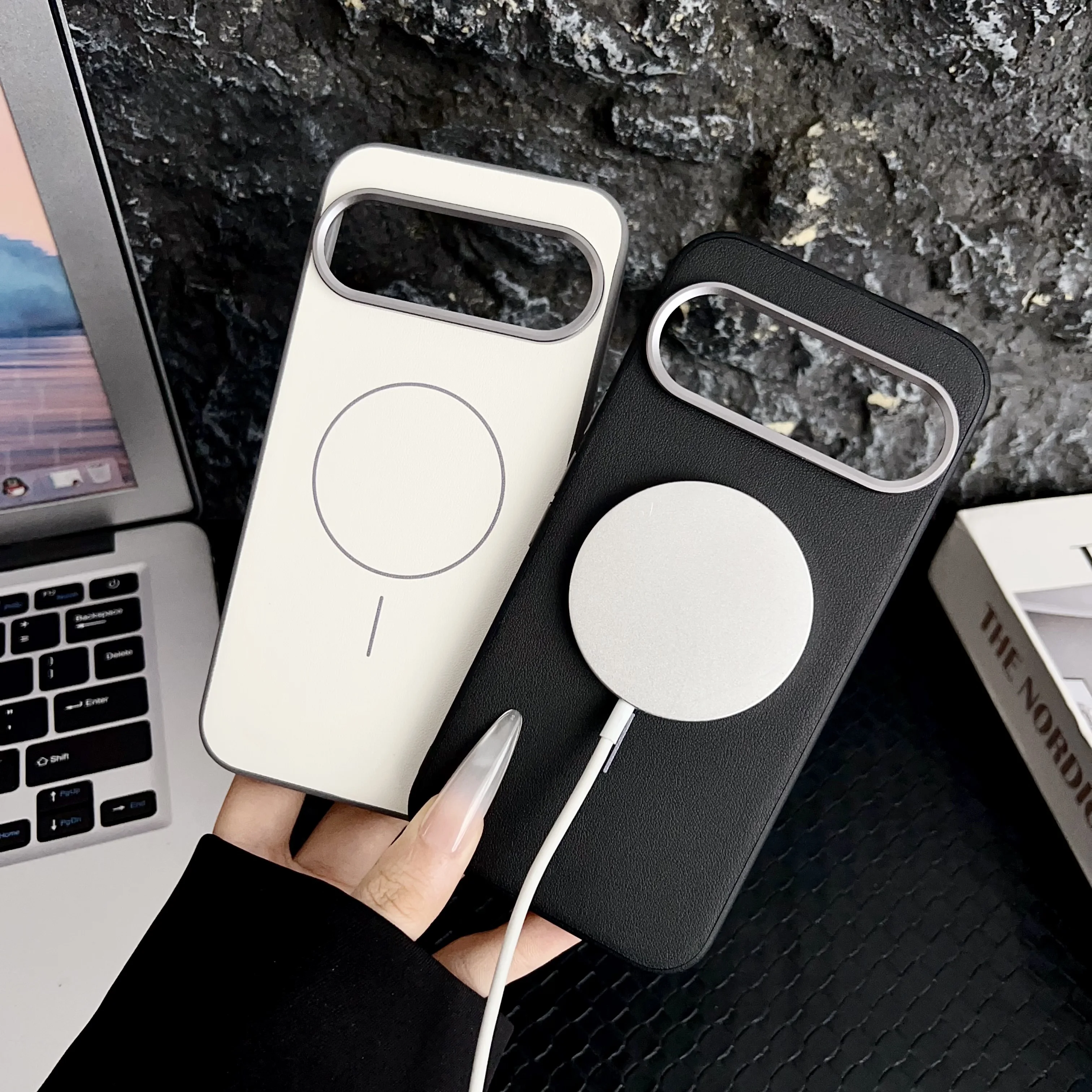Shockproof Leather Wireless Charging Magnetic Case For Google Pixel 10 Pro XL, Slim Matte Metal Camera Frame Phone Cover Funda
Shockproof Leather Wireless Charging Magnetic Case For Google Pixel 10 Pro XL, Slim Matte Metal Camera Frame Phone Cover Funda