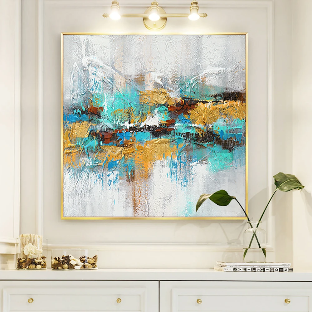 Abstract Modern Hand-Painted Canvas Wall Art Oil Painting for Home Room Bedroom Square Vintage Aesthetic Interior Decor Picture
Abstract Modern Hand-Painted Canvas Wall Art Oil Painting for Home Room Bedroom Square Vintage Aesthetic Interior Decor Picture