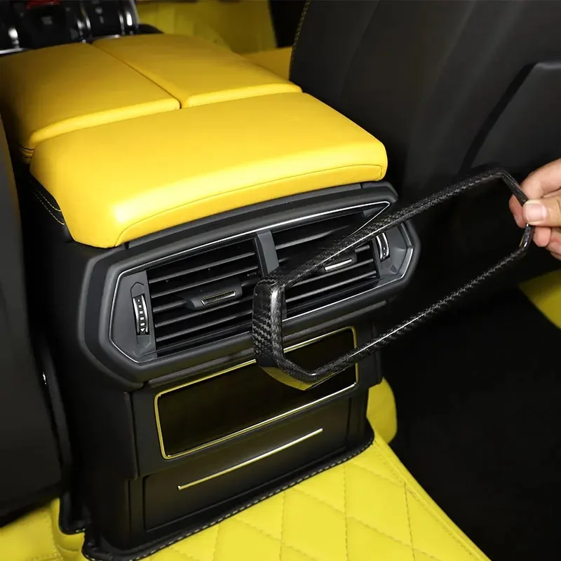 For Lamborghini URUS 18-23 Real Carbon Fiber Car Rear Seat Air Conditioner Outlet Panel Frame Cover Trim Accessories Interior
For Lamborghini URUS 18-23 Real Carbon Fiber Car Rear Seat Air Conditioner Outlet Panel Frame Cover Trim Accessories Interior
