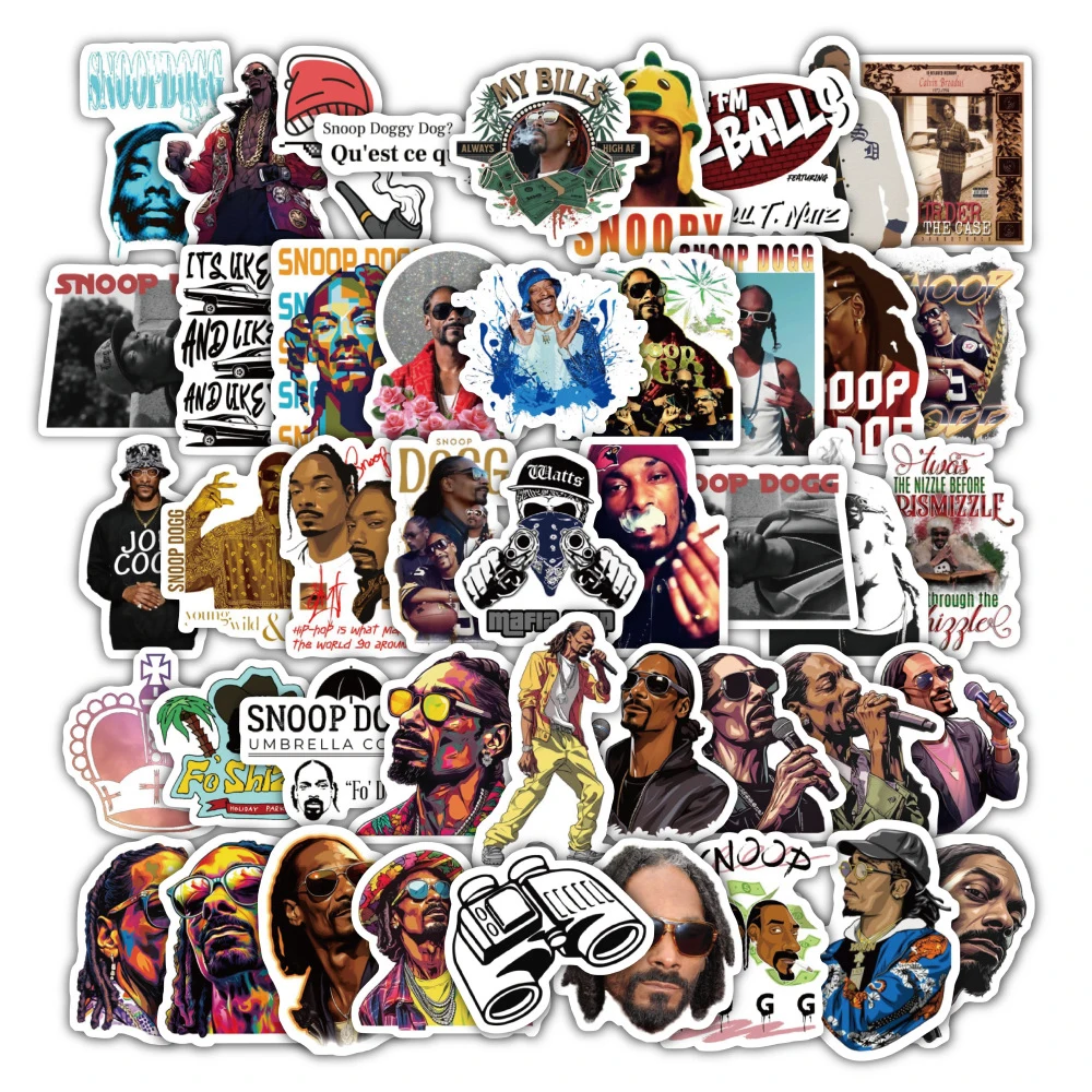 10/30/60pcs Cool Singer Snoop Doggy Dogg Graffiti Stickers Cartoon Rapper Music Decals Toy DIY Luggage Guitar Car Vinyl Sticker
10/30/60pcs Cool Singer Snoop Doggy Dogg Graffiti Stickers Cartoon Rapper Music Decals Toy DIY Luggage Guitar Car Vinyl Sticker